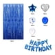 thumbnail image 1 of Injueey 24 Uds globos metálicos corazón estrella azul confeti globo decoración de fiesta de cumpleaños niños adultos bolas de aire Navidad Kits de decoración para fiestas, 1 of 6