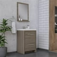 thumbnail image 2 of Alya Bath Sortino 24" Wood Bathroom Vanity with Acrylic Sink in Gray, 2 of 7
