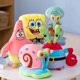 thumbnail image 3 of Bob Esponja juguete de peluche Patricio estrella muñeca prensa muñeca colgante llavero, 3 of 5