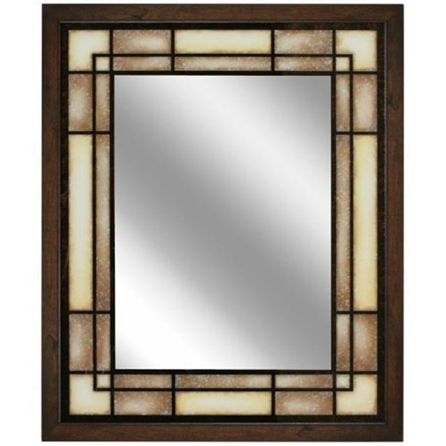 Head West 1096 25 x 31 in. Tea Glass Rectangle Mirror