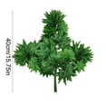 thumbnail image 3 of Fall Decorations Thanksgiving Decorations - Artificial Red Maple Leaf Branch Plastic Green Plant Decorative Accent For Seasonal Indoor Displays, 3 of 6