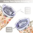 thumbnail image 5 of Personalized Dog Lover Gift Idea - 40oz Insulated Tumbler with Straw for Women - Non-Slip Handle Coffee Travel Cup, 5 of 7