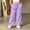 Purple, variant on Ynynloco Plus Size Wide Leg Sweat Pants for Womens High Waisted Baggy Sweatpants Casual Drawstring Athletic Workout Pants with Pockets