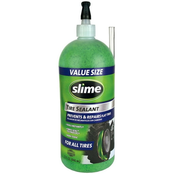 Slime 10009 Super-Duty Tubules Tire Sealant for All Tires, 32 Oz, Each