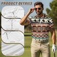 thumbnail image 4 of KUIFORTI Matching Couple Golf Shirts Western Aztec Print His and Hers Quarter Zip Moisture Wicking Quick Dry Sport Outfits for Golf Tennis Casual Wear Mr & Mrs Gifts, 4 of 5