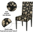 thumbnail image 3 of Chair Covers for Dining Room Set of 4, Vintage Butterfly Washable Spandex Parsons Slipcovers, Removable Kitchen Chair Cover, Stretch Seat Protector for Home Party Hotel, 3 of 6