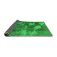 thumbnail image 2 of Ahgly Company Indoor Rectangle Abstract Green Modern Area Rugs, 7' x 9', 2 of 4