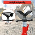 thumbnail image 5 of Historyli Heavy Duty Pipe Stand, 2500LBS, with Adjustable Height 28-52", V Head, for 1/2-12 Inches Pipes, 5 of 8