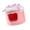Raspberry Cake, variant on JZROCKER Warm Plush Breeding Nest for Budgies Resting Bed Hammock Birdcage Accessories