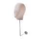 thumbnail image 4 of Expositor de pelucas y sombreros con cabeza de maniquí y circunferencia de cabeza de 52,5 cm. Organizador de gorras para pared. Beige, 4 of 9
