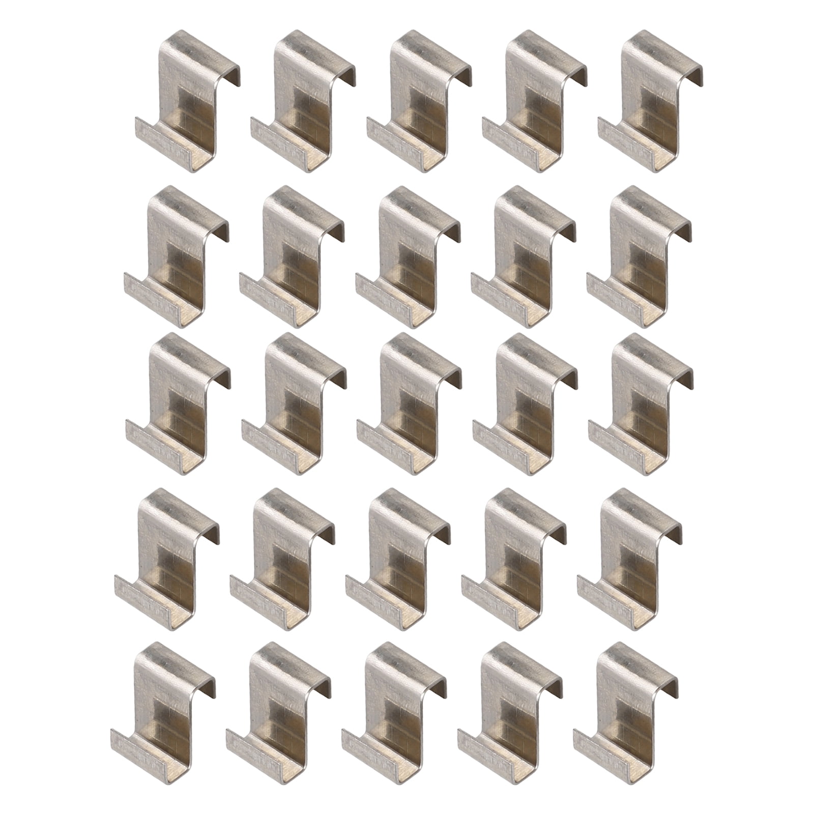 25pcs Glass Clips Greenhouse Glass Window Z Shaped Overlapping Fixing Clips,