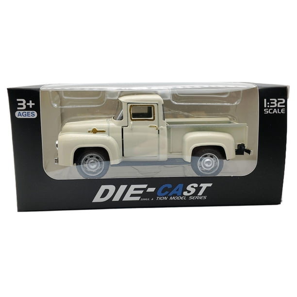 Bewildely Camión modelo de coche de juguete de juguete rojo Camión pequeño Durable para camiones Camión Camión de juguete rojo Camiones Kits de construcción modelo Blanco