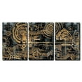 thumbnail image 2 of wall26 Canvas Print Wall Art Set Electronic PC Motherboard Circuit Collage Abstract Technology Digital Art Modern Art Alternative Urban Shapes for Living Room, Bedroom, Office - 24"x36"x3, 2 of 4