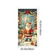 thumbnail image 3 of Christmas Door Cover Santa Claus Print Holiday Party Decoration Polyester Fabric Door Hanging for Home Indoor Outdoor Festive Decor, 3 of 6