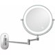 thumbnail image 1 of Espejo de aumento de 5x iluminado montado en la pared, espejos de maquillaje Espejo de baño de 7 pulgadas Espejo de pared doble, giratorio de 360 ° y extensible, alimentado por 4 baterías AAA (no incluidas) esquí esquí Gafas de esquí, 1 of 5