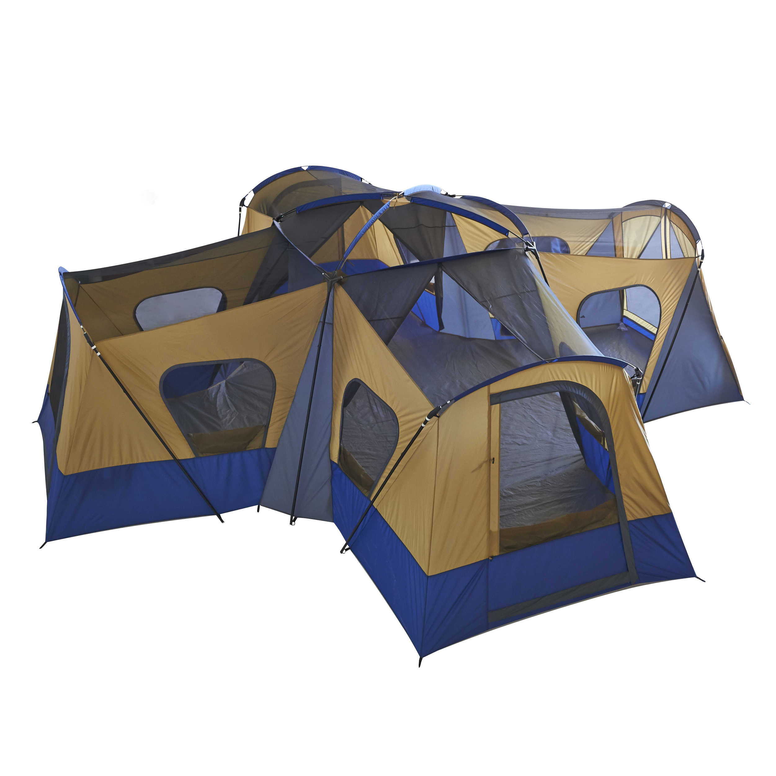 Ozark Trail 14-Person 4-Room Base Camp Tent, with 4 Separate Entrances - image 5 of 12