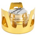 thumbnail image 3 of Mini  , Eco Friendly Portable Mini Backpacking Stove Rubber Seals High Combustion Efficiency  For Outdoor Activity Gold, 3 of 8