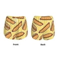 thumbnail image 3 of Gaeub Hot Dogs Print Women's Athletic Shorts,High Waisted Running Shorts,Pocket Sporty Short,Gym Elastic Workout Shorts-Large, 3 of 7
