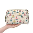 thumbnail image 4 of Xecao Reto Marine Nautical Print Fashion Makeup PVC Bag Large Capacity Travel Cosmetic Bag for Women Organizer Toiletry Clutch, 4 of 8