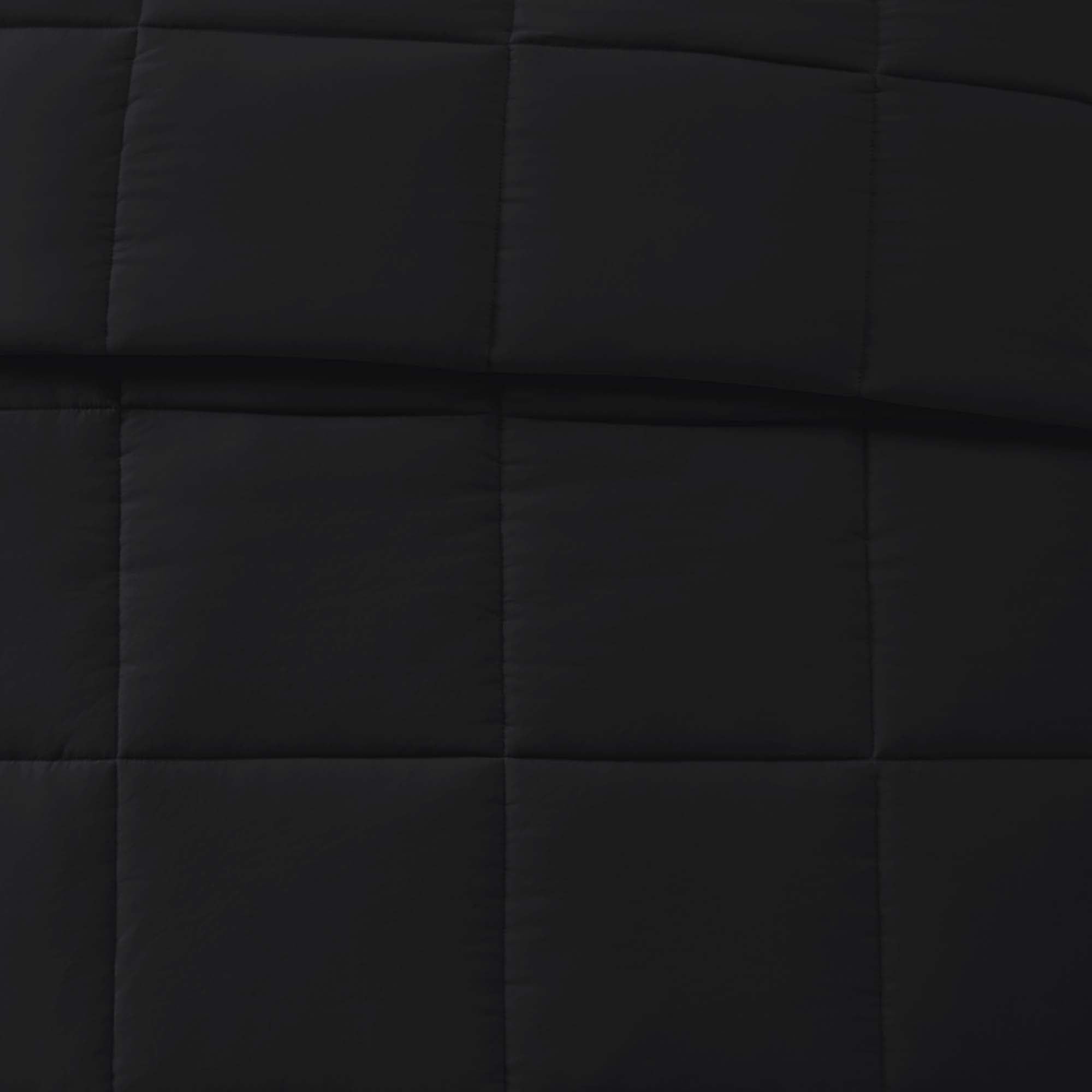 Mainstays King Comforter, Down Alternative, All-Season, Black