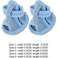 thumbnail image 2 of 4pcs Summer Dog Shoes for Hot Pavement, Pet Dog Breathable Boots Dog Mesh Sandals Breathable Summer Dog Shoes Antis- Slip Sneakers for Small Dog Cat Walking Running Outdoor, 2 of 9