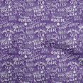 thumbnail image 1 of oneOone Rayon Purplish Blue Fabric Writing Text Sewing Material Print Fabric By The Yard 56 Inch Wide, 1 of 4