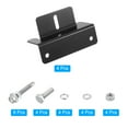 thumbnail image 3 of Uxcell Set of 4 Solar Panel Z Bracket Mount, Aluminum Solar Panel Mounting Brackets Lightweight kit for RV, Roof, Black, 3 of 6