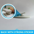 thumbnail image 4 of Shisuyan Adhesive Shower Splash Clips 4 Pack Easy To Install Strong Hold For Wall Minimalist Design, 4 of 8