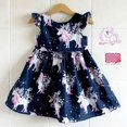 thumbnail image 4 of Robe Décontractée une-Pièce pour Nouveau-Née Fille à Imprimé de Fleurs Unicorn Princesse, 4 of 5