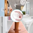 thumbnail image 6 of 12pcs Door Knob Wall Protector Transparent Round Wall Protector Reusable Soft Rubber Door Stopper Silent and Shock Absorbing Self Adhesive Door Handle Bumper for Cabinets Wall Door Handles, 6 of 11