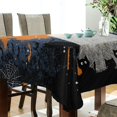 thumbnail image 5 of DEIARA Cute Little Ghost Square Tablecloth 60×90in Polyester Fabric Tablecloth Washable Dust Resistant Wrinkle Resistant, 5 of 9