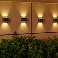 thumbnail image 4 of 2 Piezas De Lámparas Solares Para Pared, IP44 Resistentes Al Agua Lámparas Para Lavandería Con Panel Solar, Iluminación Automática Para Villas, Patios Interiores, 4 of 7