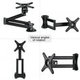 thumbnail image 2 of Aluminum Alloy Black Up To 10Kg Wall Bracket, TV Bracket, For 10-27 Inch Flat TV LED LCD Screen, 2 of 8