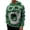 Green, variant on Mens Hooded Sweatshirt Flannel Winter Warm Lined Pullover Soft Cozy Casual Streetwear Top with Front Pocket Sweatshirt