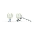 thumbnail image 1 of Freshwater Pearl with Birthstone Stud Earrings, 1 of 2