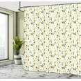 thumbnail image 4 of Ambesonne Agricultural Shower Curtain, Beet Sunflower Corn, 69"Wx84"L, Pale Orange Olive Green, 4 of 4