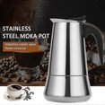 thumbnail image 2 of 2026 New Coffee Maker Italian Moka Stove Percolator Stainless Pot Latte Top Espresso, 2 of 4