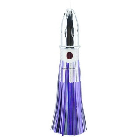 UPC: 0023644272121 | Billy Baits BB-MB12 Mister Big Lure Black And Purple Mylar Skirt 16 Oz