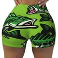 thumbnail image 2 of Sikiie cartoon largemouth bass fish Print Workout Shorts Women Scrunch Butt Gym Shorts Seamless High Waist Tummy Control Yoga Biker Athletic Shorts-X-Large, 2 of 8