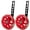 Red, variant on Training Wheel Replacement 12/14/16/18/20 Inch Wheels With Flashing Lights 1 Pair
