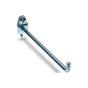 Triton Products 6-inch Single Rod Steel Pegboard Hook, 90-Degree Bend, 10pk
