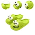 thumbnail image 6 of EHJRE Big Eyed Dog Shaped Slippers Summer Casual Hole Shoes for Bathroom Birthday Gift Green 36 to 37, 6 of 9