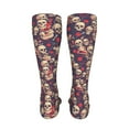 thumbnail image 6 of KLL Skull rock music record Print Cool Socks Men's Women's Crew Socks Funny Crazy Novelty Stockings, 6 of 8