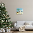 thumbnail image 3 of Stupell Industries Festive Snowman Beach Holiday Painting Gallery Wrapped Canvas Print Wall Art, 17 x 17, 3 of 8