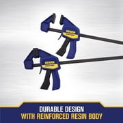 Irwin Quick-Grip 12 One-Handed Mini Bar Clamps, 2pk Light-Duty