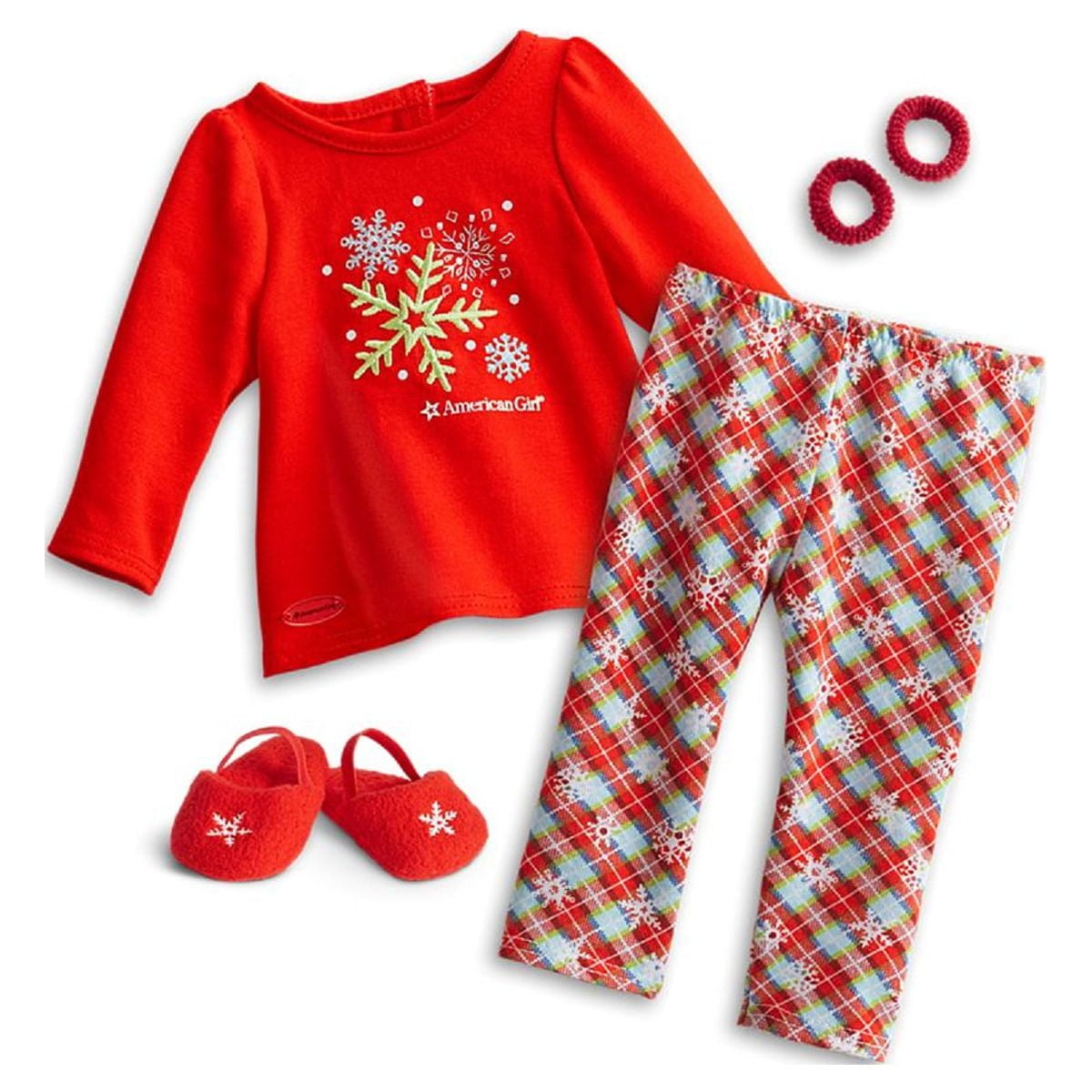 American Girl Doll Outfit Holiday Dreams Pajamas for 18 Dolls