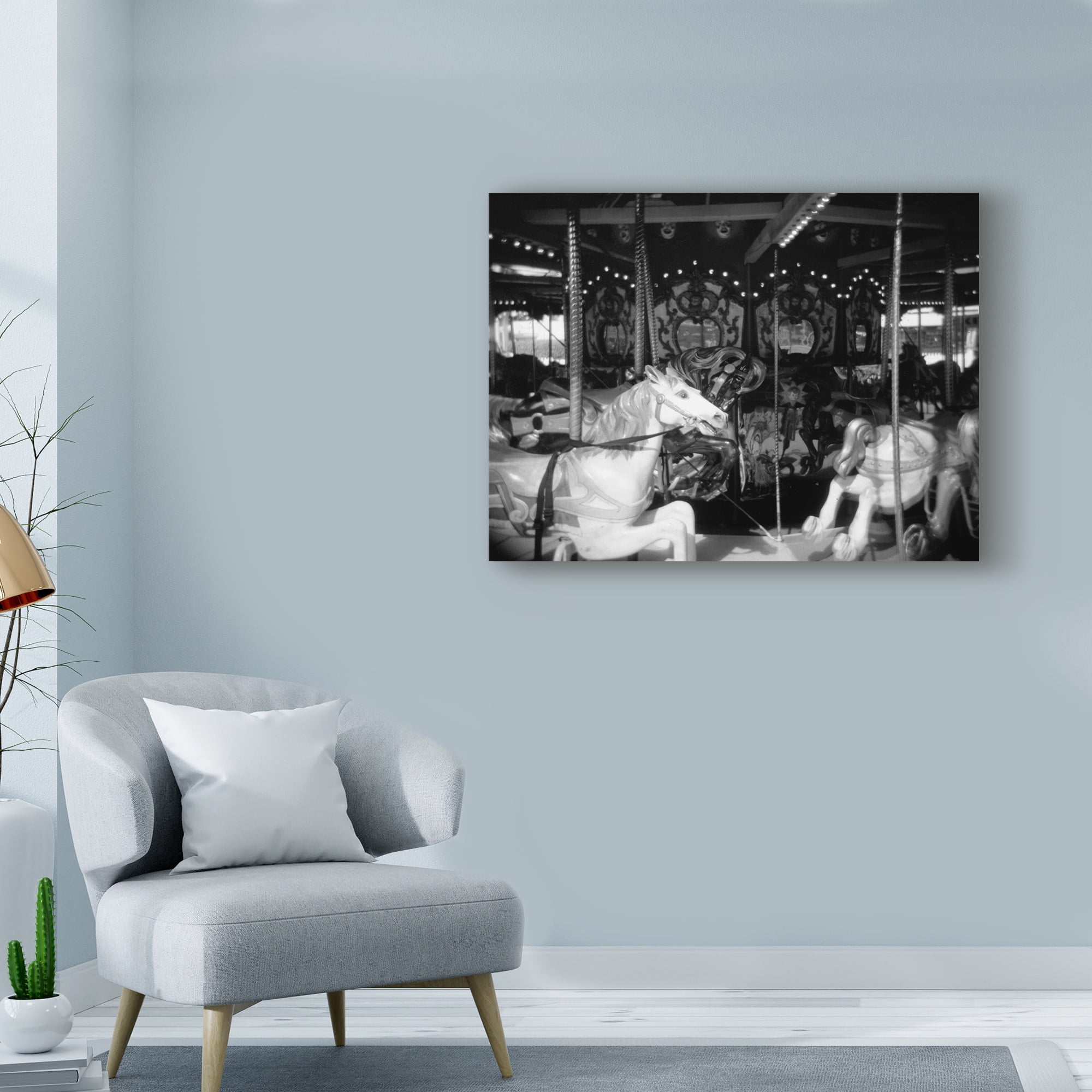 Trademark Fine Art 'Carousel I' Canvas Art by Jim Christensen