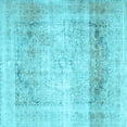 thumbnail image 1 of Ahgly Company Indoor Square Persian Light Blue Traditional Area Rugs, 8' Square, 1 of 4