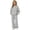 Grey, variant on Girls Sweatsuit Fashion 2 Piece Hoodie and Sweatpants Set Girls Athletic Sets Hooded Sweatshirts and Wide Leg Joggers Warm Tracksuit Fall Winter Back to School Clothes with Pockets