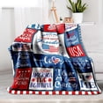 thumbnail image 2 of Patriots Gifts for Men, 4th of July Throw Blanket, American Flag Blanket 50x60 Inches, Veteran Gifts, Gifts for Veterans Day, Military Gifts for Friend Brother, 2 of 5